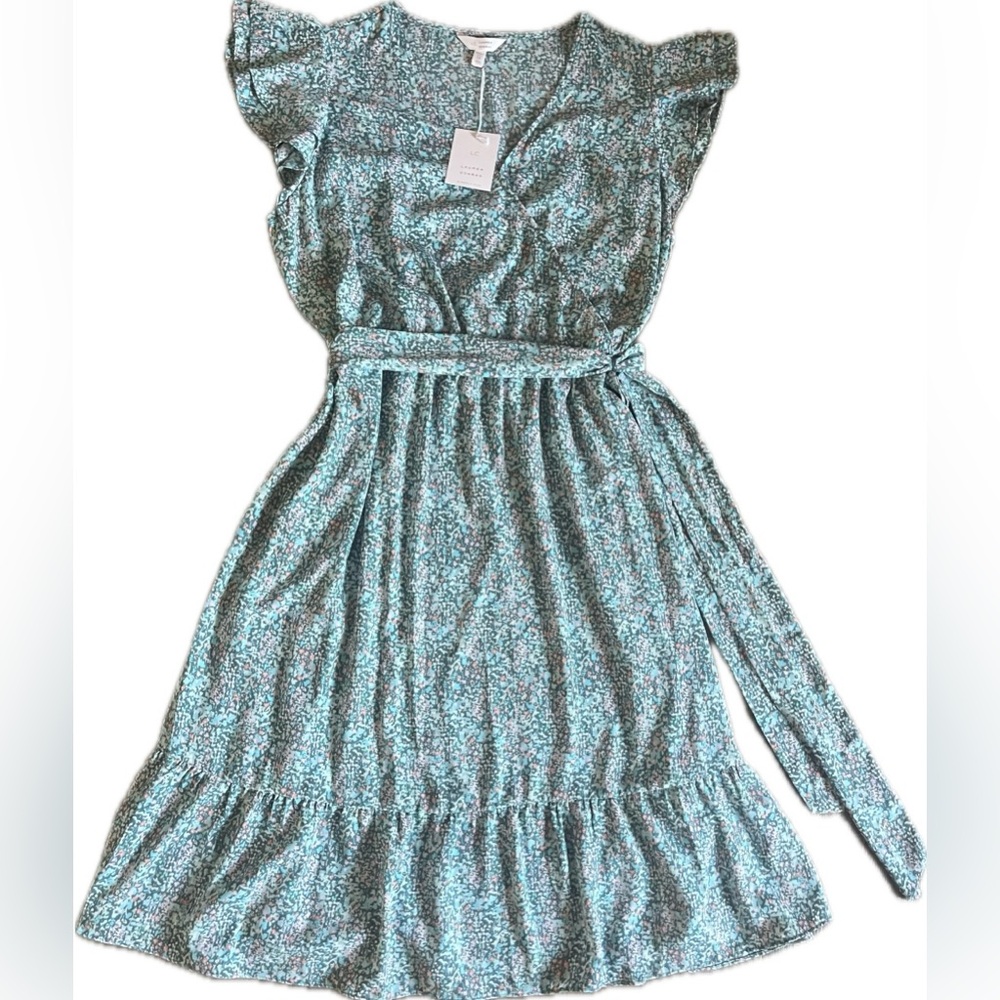 LC Lauren Conrad Teal Floral Maxi Dress. New with tags. Women’s size 1X